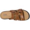 imageClarks Womens Merliah 2 Cove Heeled SandalTan Leather