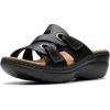 imageClarks Womens Merliah 2 Cove Heeled SandalBlack Leather