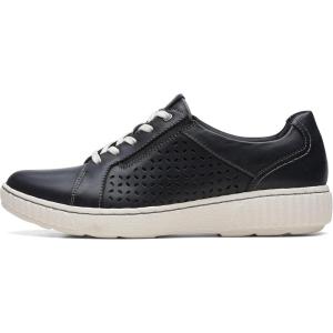 imageClarks Womens Caroline Ella SneakerBlack Leather