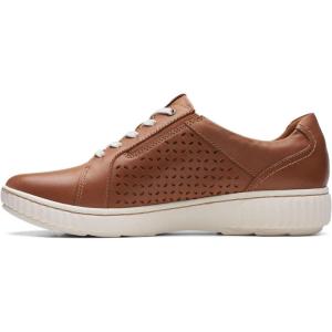 imageClarks Womens Caroline Ella SneakerTan Leathe
