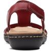 imageClarks Womens Laurieann Kay Flat SandalRed Leather