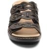 imageClarks Womens Leisa Faye SandalBlack Leather