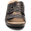 imageClarks Womens Leisa Faye SandalNavy Leather