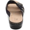 imageClarks Womens Leisa Faye SandalNavy Leather