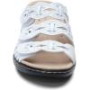 imageClarks Womens Leisa Faye SandalWhite Leather