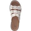 imageClarks Womens Leisa Faye SandalWhite Patent Synthetic