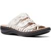 imageClarks Womens Leisa Faye SandalWhite Patent Synthetic