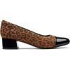 imageClarks Womens Marilyn Sara PumpDark Tan Leopard Suede