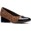 imageClarks Womens Marilyn Sara PumpDark Tan Leopard Suede