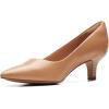 imageClarks Womens Shondrah Jade PumpLight Tan Leather