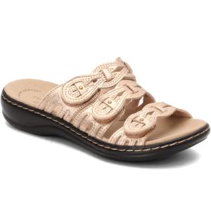 imageClarks Womens Leisa Faye SandalRose Gold Leather