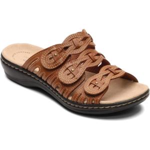 imageClarks Womens Leisa Faye SandalTan Leather