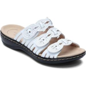 imageClarks Womens Leisa Faye SandalWhite Leather