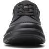 imageClarks Mens Bradley Vibe Faux Leather LaceUp OxfordsBlack Tumbled