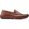 imageClarks Mens Markman Plain Driving Style LoaferDark Tan Leather