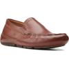 imageClarks Mens Markman Plain Driving Style LoaferDark Tan Leather
