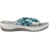 imageClarks Womens Arla Glison Flip FlopAqua Floral Textile