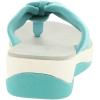 imageClarks Womens Arla Glison Flip FlopAqua Solid Textile
