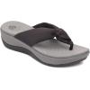 imageClarks Womens Arla Glison Flip FlopBlack Fabric