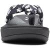 imageClarks Womens Arla Glison Flip FlopBlack Floral Print