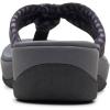 imageClarks Womens Arla Glison Flip FlopBlack Textile Grey Dots