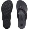 imageClarks Womens Arla Glison Flip FlopBlack Textile Grey Dots