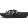 imageClarks Womens Arla Glison Flip FlopBlackWhite