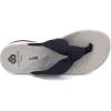 imageClarks Womens Arla Glison Flip FlopBlue Fabric