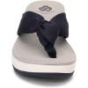 imageClarks Womens Arla Glison Flip FlopBlue Fabric
