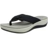imageClarks Womens Arla Glison Flip FlopBlue Heather Fabric
