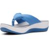 imageClarks Womens Arla Glison Flip FlopBlue Mid Blue Mid Blue