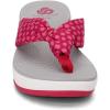 imageClarks Womens Arla Glison Flip FlopBright Rose TextilePink Dots