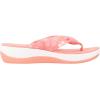 imageClarks Womens Arla Glison Flip FlopDark Peach White Textile