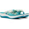 imageClarks Womens Arla Glison Flip FlopGreen Combi