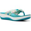 imageClarks Womens Arla Glison Flip FlopGreen Combi