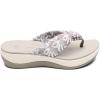 imageClarks Womens Arla Glison Flip FlopGrey Floral