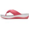 imageClarks Womens Arla Glison Flip FlopRed Raspberry Raspberry