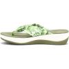 imageClarks Womens Arla Glison Flip FlopWhite Textile