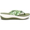 imageClarks Womens Arla Glison Flip FlopWhite Textile