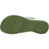imageClarks Womens Arla Glison Flip FlopWhite Textile W Green Palms