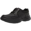 imageClarks Mens Bradley Vibe Faux Leather LaceUp OxfordsBlack Tumbled