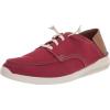 imageClarks Mens Gorwin Lace SneakerBrick Red Synthetic