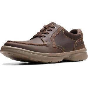 imageClarks Mens Bradley Vibe Faux Leather LaceUp OxfordsBeeswax Leather
