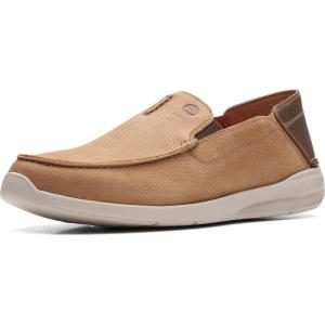 imageClarks Mens Gorwin Step SneakerDark Sand Nubuck