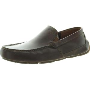 imageClarks Mens Markman Plain Driving Style LoaferDark Tan Leather