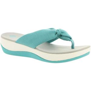 imageClarks Womens Arla Glison Flip FlopAqua Solid Textile