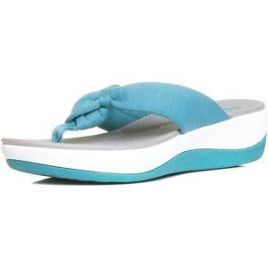 imageClarks Womens Arla Glison Flip FlopBlue Aqua Synthetic