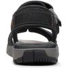 imageClarks Mens Slingback Sling Back SandalsBlack Black Leather