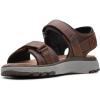 imageClarks Mens Slingback Sling Back SandalsBrown Dark Tan Leather