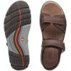 imageClarks Mens Slingback Sling Back SandalsBrown Dark Tan Leather